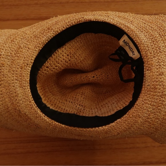 Monday Swimwear Exuma Hat - Straw 💛 - Picture 7 of 7